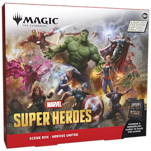 Marvel Super Heroes Scene Box Heroes United